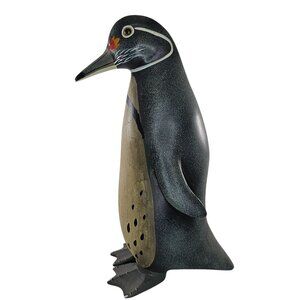 Antique 1920s Painted Wood Penguin Folk Art 10"